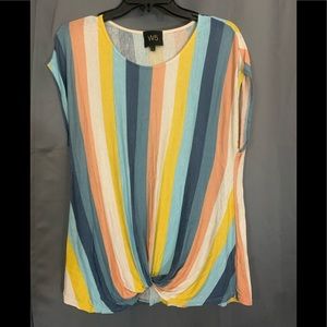 W5 Anthropology Twist Hem Top